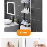 Multi-Layer Bathroom Shelf Modern & Space Saving Design!
