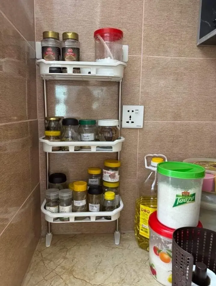 Multi-Layer Bathroom Shelf Modern & Space Saving Design!
