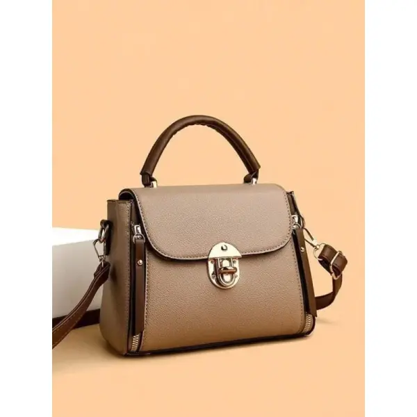 High Quality Kangaroo 2 Handbags(Cream colour)