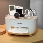 2 পিস - Ecoco মাল্টিফাংশনাল টিস্যু বক্স অর্গানাইজার